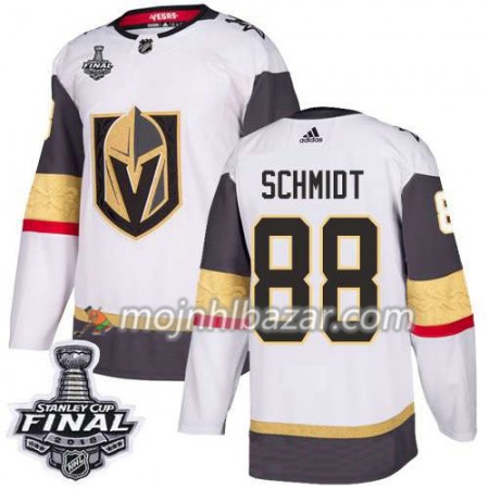 Dresovi Vegas Golden Knights Nate Schmidt 88 2018 Stanley Cup Final Patch Adidas Bijela Authentic - Muške